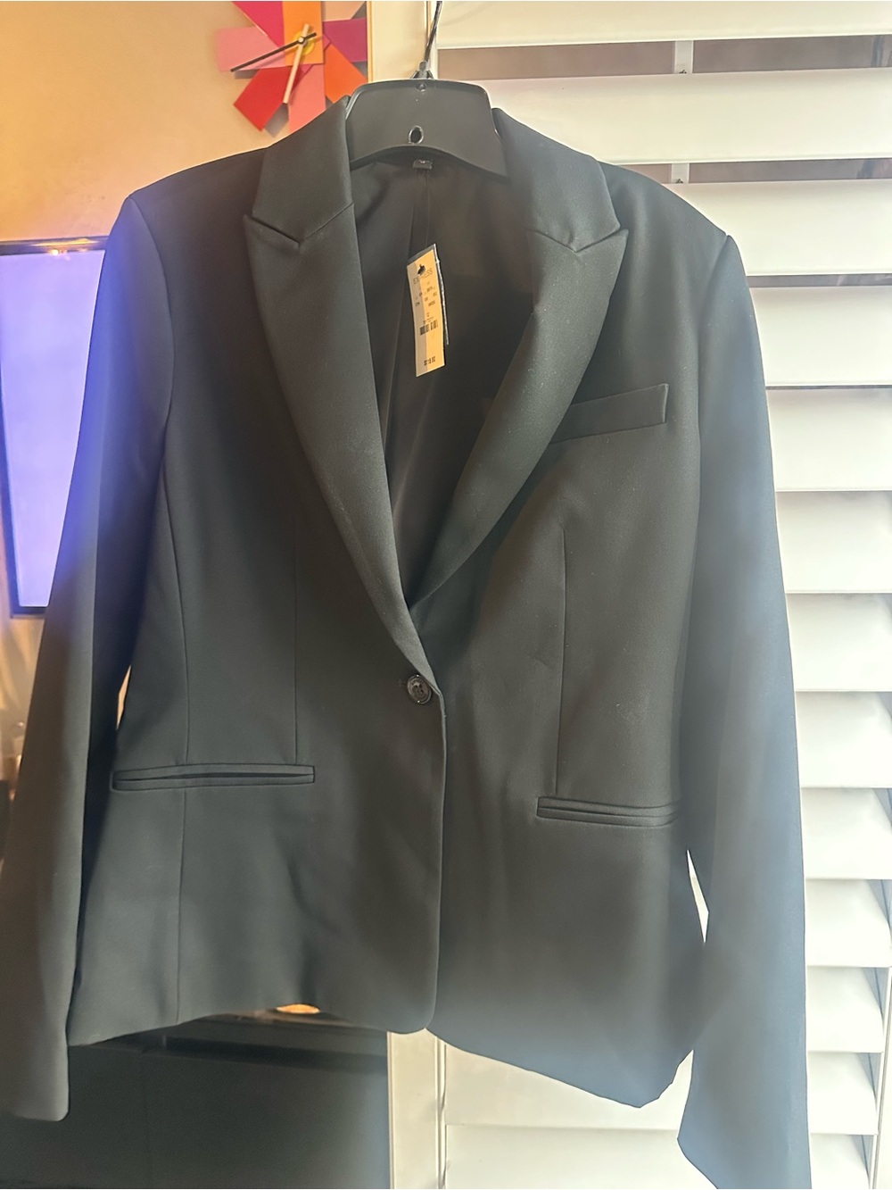 Express Black Single-Button Women's Blazer